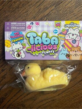 Fluffs Yellow Duck Squishy Plush - Kids Accessories